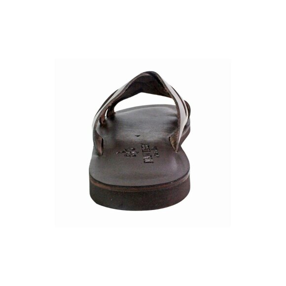 Fiji Brown Italian Leather Sandals Mens main image 8